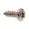 Prime-Line Sheet Metal Screw, Self-Tap Pan Head Phil Driv No. 8 X 1/2in 18-8 Stainless Steel 25PK 9019605 - alternate 1